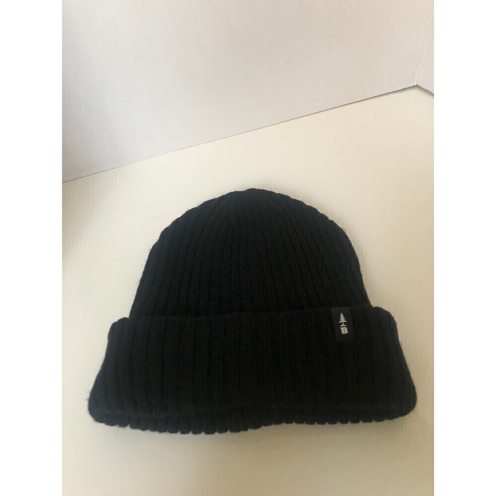 Bass Outdoor Trail Loop Knit Beanie Hat Black winter outdoors